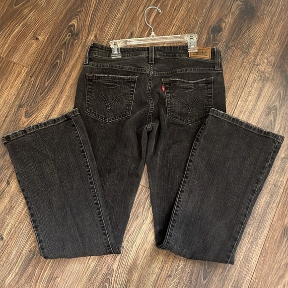 Levi Vintage women’s Super low boot cut black 518 jeans size 7 junior - Picture 6 of 9